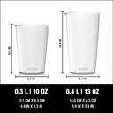 VASO SIGG NESO CUP PURE CERAM WHITE 0.3 L