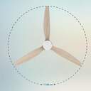 VENTILADOR TECHO CECOTEC 5300 WH%%%amp;WOD DC 132CM 5839