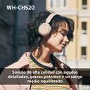 AURICULARES SONY WHCH520P BT DSEE ROSA