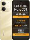 SMARTPHONE REALME NOTE 70T 4/128 6.74%%%quot; GOLD