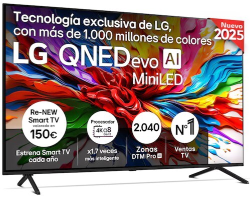 TV LG 75" QNED Evo 75QNED92A6A