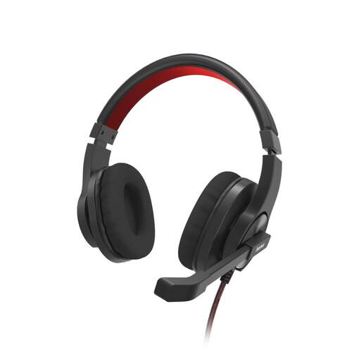 Auriculares Diadema Hama 00139937 HZ-USB 400 V2 Rojo/Negro