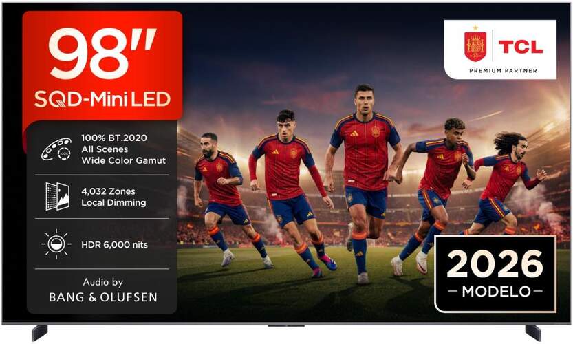 TV TCL 98" SQD MiniLED 98C8L