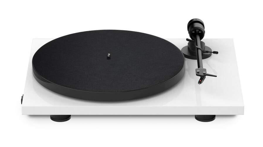 Tocadiscos Pro-Ject E1 BT- Bluetooth 5.0, 20-20000Hz, brazo de 8,6", Tracción por correa, blanco