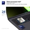 PORTATIL LG GRAM 16Z90S GAA76B I7/16GB/512SSD