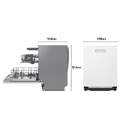 LVJ. LG DB375TXS 8P 3%%%#170;B 60CM QUADWASH INT
