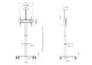 SOPORTE TV VOGEL%%%#39;S T1031 TROLLEY RUEDAS