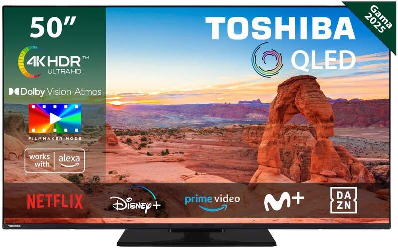 TV Toshiba 50" QLED 50QV3463DG