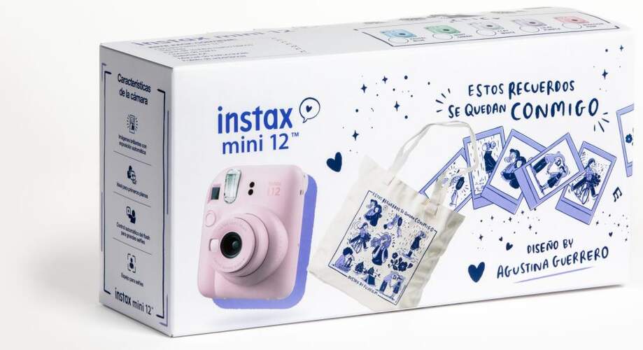 Cámara Fujifilm Instax Mini 12 Rosa