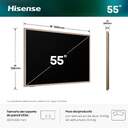 TV HISENSE 55%%%quot; 55S7S CANVAS UHD QLED SMARTTV 144HZ
