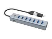DOCKING CONCEPTRONIC HUB 7 IN 1 ALUMINIUM USB
