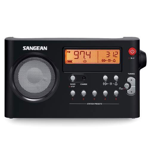 Radio portatil Sangean PR-D7 Negro