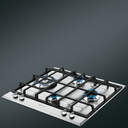 ENCIM. SMEG P261XGH 4F GAS 60CM INOX