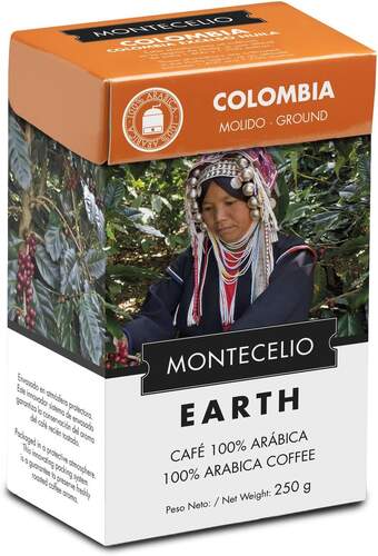Café en grano Montecelio Colombia 100% Arábica