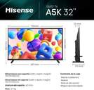 TV HISENSE 32%%%quot; 32A5KQ FHD QLED SMART TV DTS X