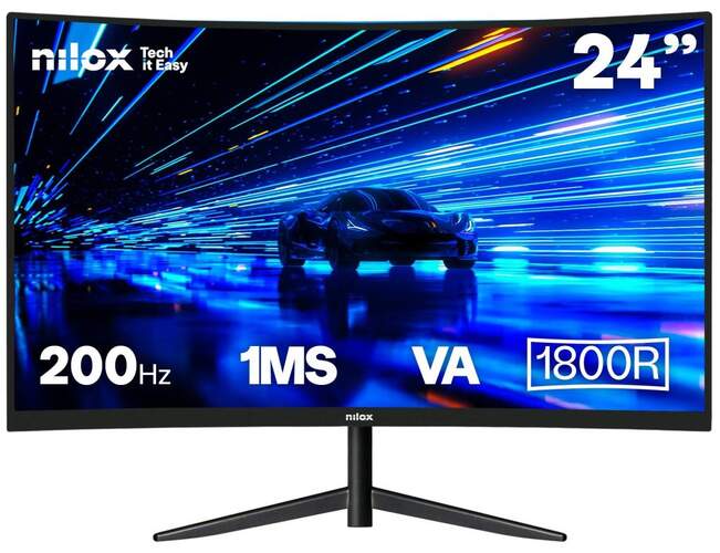 Monitor curvo Nilox 23,8" NXM24CRV2001