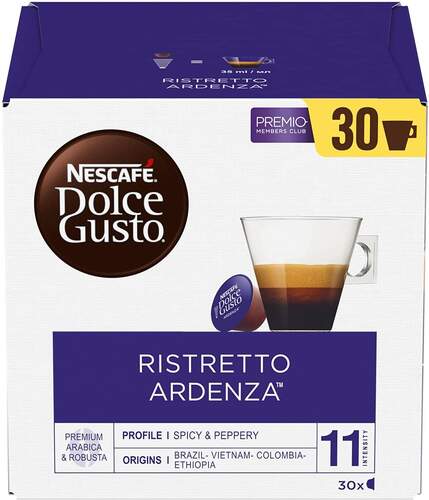 Cápsulas Café Dolce Gusto Ristretto Ardenza Premium