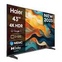 TV HAIER 43%%%quot; H43K85FUX UHD GOOGLETV DOLBY AUDIO