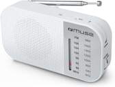 RADIO PORTATIL MUSE M-025RW FM/AM BLANCO