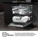 Lavavajillas Hisense HS663A90XUK LVJ. HISENSE HS663A90XUK 7P 3%%%#170;B 44DB DSP INOX