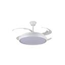 VENTILADOR TECHO CRISTAL CHARLY L RETRAC 80W MD