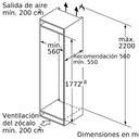 FRICOM. BOSCH KIN86ADD0 177x56 INTEGRABLE