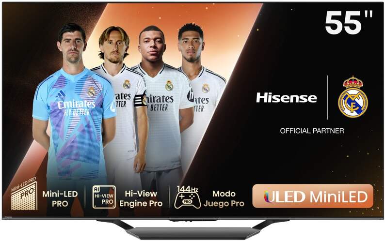 TV Hisense 55" Mini LED 55U7NQ