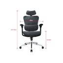 SILLA OFICINA EQUIP ERGONOMICA PREMIUM AZUL Y NEGR