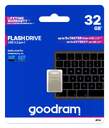 MEMORIA USB GOODRAM 32GB UPO SILVER USB 3.0