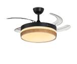 VENTILADOR TECHO RET ARTICA AVTECHR72NM NGR MD 72W