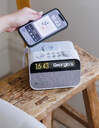 RELOJ DESPERTADOR PURE MOMENT CHARGE WHITE BT LUZ