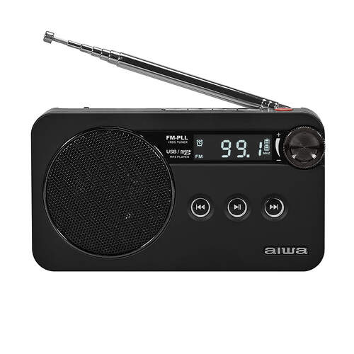 Radio Portátil AIWA RS-77PLLBK Negra