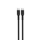 CABLE DCU USB C a USB C 1,5M 2.0 NEGRO
