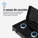 HORNILLOS U.BLUE 7009 2F NEGRA C/TAPA