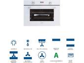 HORNO CATA MD5008WH 45CM BLANCO GT 07003000