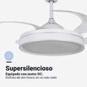 VENTILADOR TECHO U.BLUE NASIM 7048WX RETRACT DC.WI