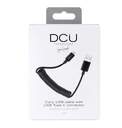 CABLE DCU USB C a USB A 1,5M RIZADO