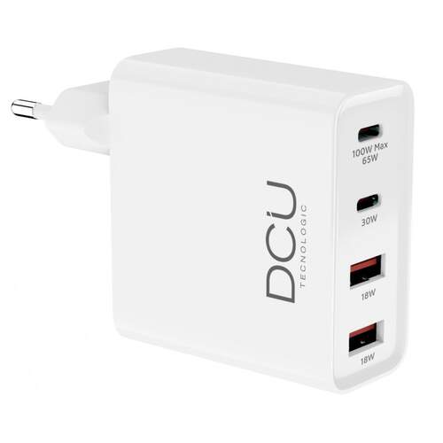 Cargador DCU 2 x USB A + 2 x USB C