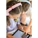 AURICULARES DCU INFANTILES DIADEMA CABLE ROSA
