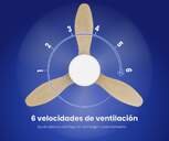 VENTILADOR TECHO ARTICA AVTECH36BM BCO MD 36W 119