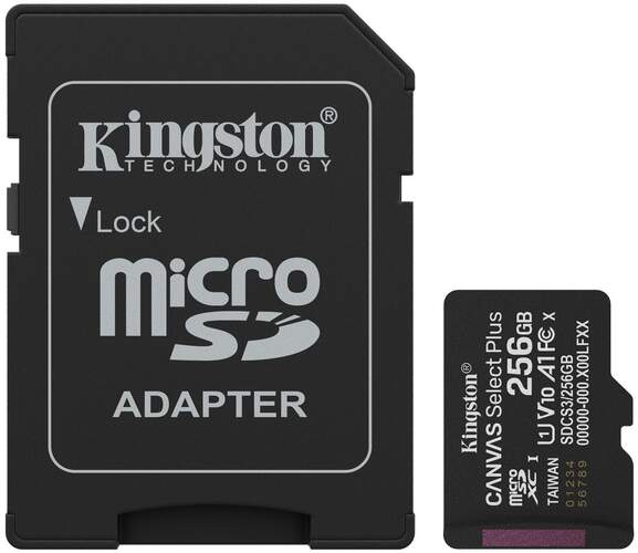 Tarjeta Memoria Micro SD Kingston SDCS2 256GB