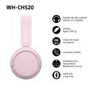 AURICULARES SONY WHCH520P BT DSEE ROSA