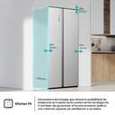 FRI. HISENSE RS3P538NAIE 179x91 NF INOX DSP KFIT