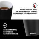 VASO SIGG NESO CUP PURE CERAM BLACK 0.3 L