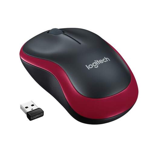 Rat&oacute;n Inal&aacute;mbrico Logitech M185 Rojo
