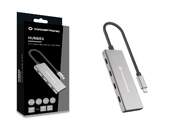 DOCKING CONCEPTRONIC HUB 4 IN 1 ALUMINIUM USB 100W