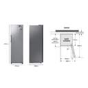 FRI. SAMSUNG RR39A7463S9/EF 185x60 1P NF INOX
