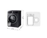 SECADORA SAMSUNG DV90DG6845LBU3 9K BC NEGRA