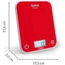 BALANZA TEFAL BC50U3 OPTISS ELECTRONICA 5KG ROJA
