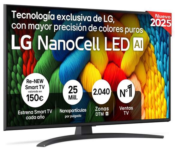 TV LG 43" DLED 43NANO81A6A TV LG 43" DLED 43NANO81A6A